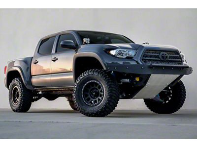 6-Inch Bulge Fenders with Bumper Caps; Fiberglass (16-23 Tacoma)