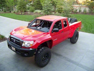 6-Inch Bulge One-Piece Front End Conversion; Fiberglass (05-11 Tacoma)