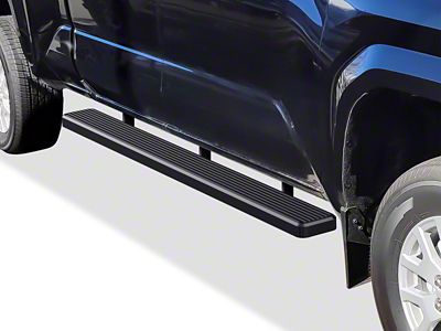 6-Inch iStep Running Boards; Hairline Silver (24-25 Tacoma Double Cab)