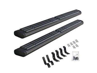 Go Rhino 6-Inch OE Xtreme Side Step Bars; Textured Black (24-25 Tacoma Double Cab)