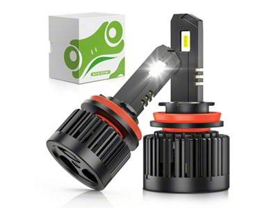 6000K Cool White LED Headlight Bulbs; H11/H9/H8 (16-19 Tacoma)