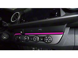 Above Climate Control Accent Trim Strip; Hot Pink (16-23 Tacoma)