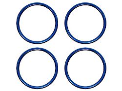 A/C Vent Ring Accents; Blazing Blue (16-23 Tacoma)