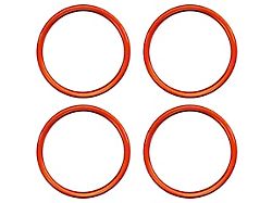 A/C Vent Ring Accents; Inferno (16-23 Tacoma)
