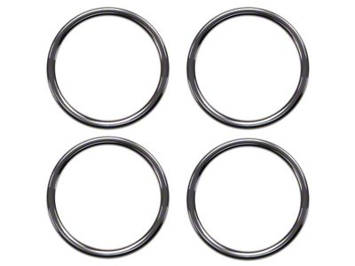 A/C Vent Ring Accents; Liquid Chrome (16-23 Tacoma)