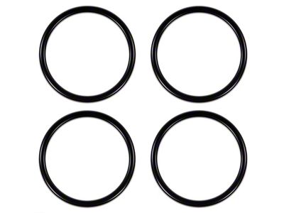 A/C Vent Ring Accents; Matte Black (16-23 Tacoma)