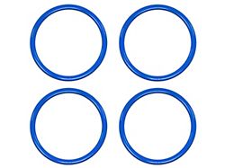 A/C Vent Ring Accents; Voodoo Blue (16-23 Tacoma)