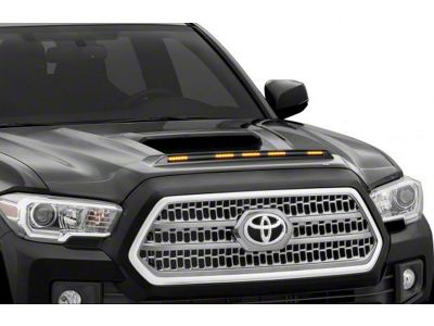 Aeroskin LightShield Color-Match Hood Protector; Magnetic Gray Metallic (16-23 Tacoma)
