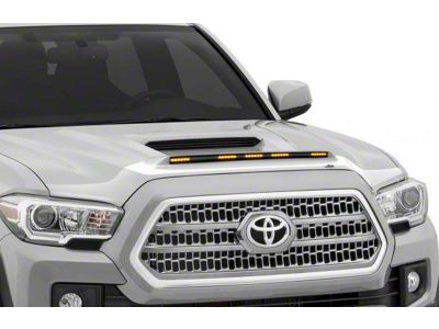 Aeroskin LightShield Color-Match Hood Protector; Super White (16-23 Tacoma)