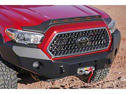 Aeroskin LightShield Pro Hood Protector; Black (16-23 Tacoma)