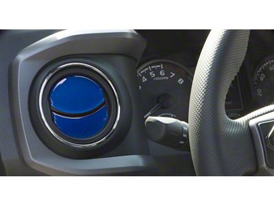 Air Vent Accent Trim; Blazing Blue (16-23 Tacoma)