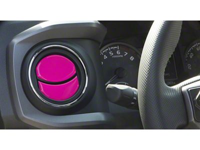 Air Vent Accent Trim; Hot Pink (16-23 Tacoma)