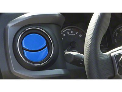 Air Vent Accent Trim; Voodoo Blue (16-23 Tacoma)