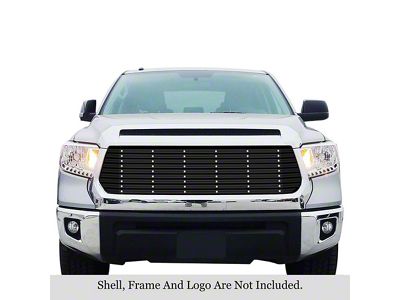 Aluminum Billet Wide Upper Replacement Grille; Black (16-17 Tacoma w/o Front Sensor)