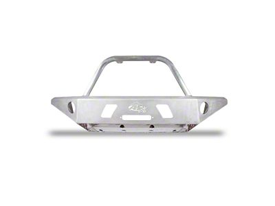 APEX Front Bumper with Center Hoop; Black Aluminum (05-15 Tacoma)