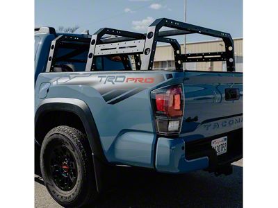 APEX Modular Pack Rack Accessory Bar; Black (05-23 Tacoma)