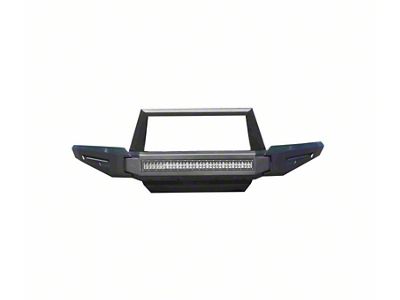 Armour II Heavy Duty Front Bumper with Bullnose, Skid Plate and 30-Inch LED Light Bar (16-23 Tacoma)