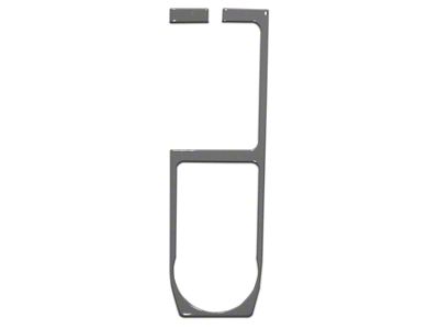 Automatic Transmission Center Console Shifter Accent Trim; Charcoal Silver (16-23 Tacoma)