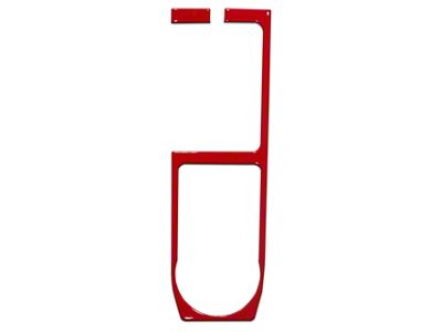 Automatic Transmission Center Console Shifter Accent Trim; Gloss TRD Red (16-23 Tacoma)