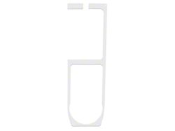 Automatic Transmission Center Console Shifter Accent Trim; Gloss White (16-23 Tacoma)