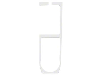 Automatic Transmission Center Console Shifter Accent Trim; Gloss White (16-23 Tacoma)