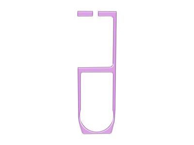 Automatic Transmission Center Console Shifter Accent Trim; Lavender Purple (16-23 Tacoma)