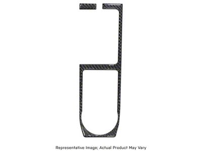Automatic Transmission Center Console Shifter Accent Trim; Raw Carbon Fiber (16-23 Tacoma)