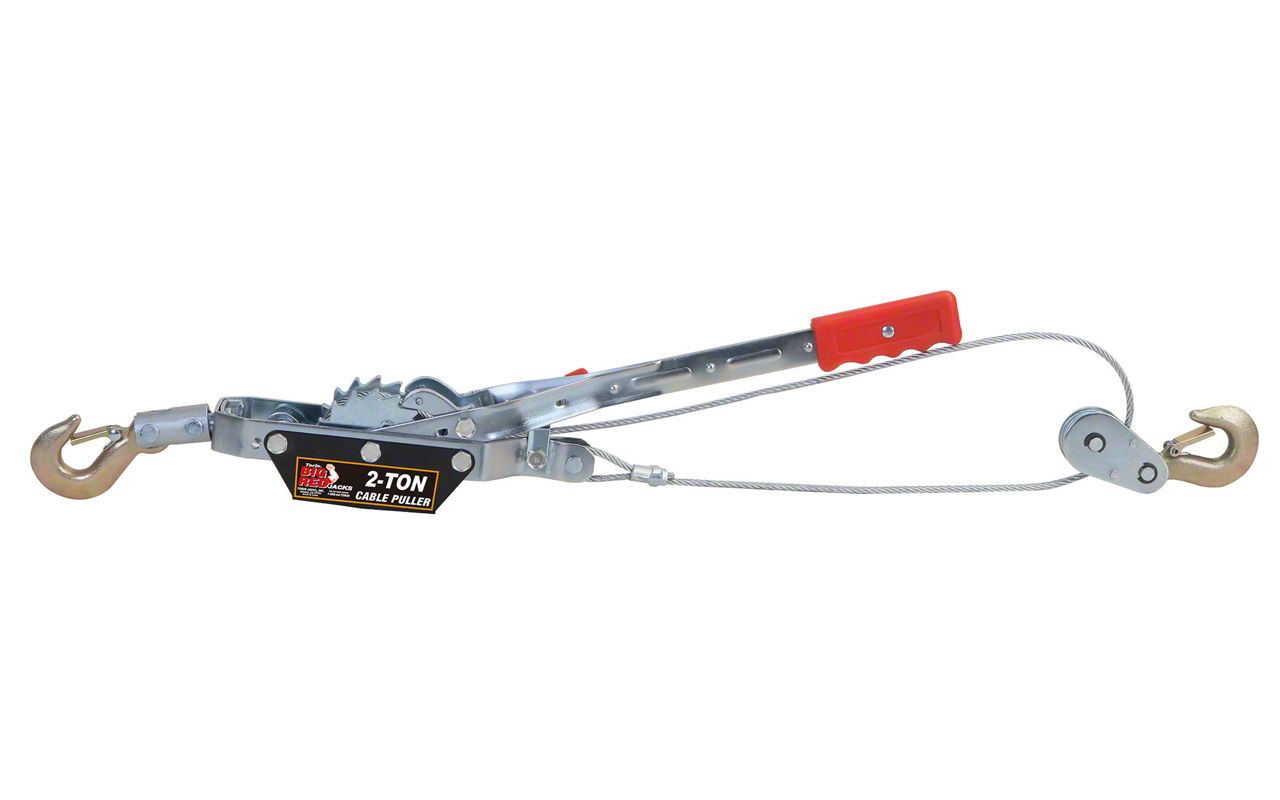 Big Red Cable Puller with 2 Hooks; 2Ton Capacity