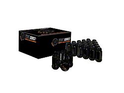 Black Acorn Lug Nuts; M14x1.5; Set of 24 (24-25 Tacoma)