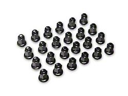 Black Factory Style Lug Nut Kit; 12mm x 1.5; Set of 24 (05-25 Tacoma)