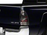 LED Tail Lights; Matte Black Housing; Clear Lens (05-15 Tacoma w/ Factory Halogen Tail Lights)