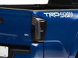 Light Bar LED Tail Lights; Black Housing; Smoked Lens (16-23 Tacoma)