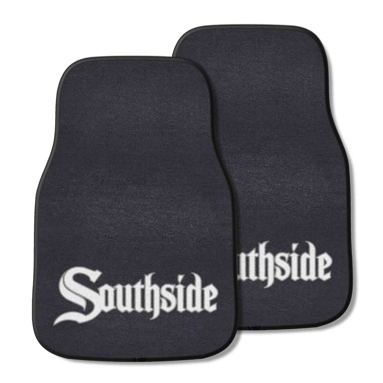 Carpet Front Floor Mats with Chicago White Sox Southside Logo