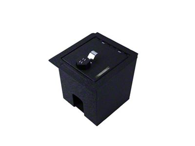 Center Console Safe with 4-Digit Combo Lock; Black (16-23 Tacoma)