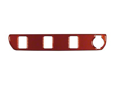 Center Dash 3-Switch Panel Accent Trim; Inferno (16-23 Tacoma)