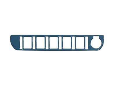 Center Dash 5-Switch Panel Accent Trim; Cavalry Blue (16-23 Tacoma)