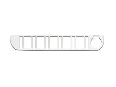 Center Dash 5-Switch Panel Accent Trim; Gloss White (16-23 Tacoma)