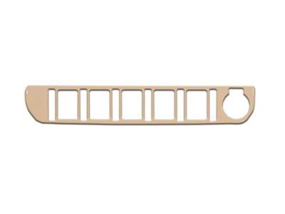 Center Dash 5-Switch Panel Accent Trim; Quicksand Tan (16-23 Tacoma)