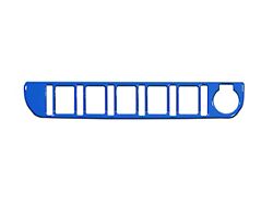 Center Dash 5-Switch Panel Accent Trim; Voodoo Blue (16-23 Tacoma)