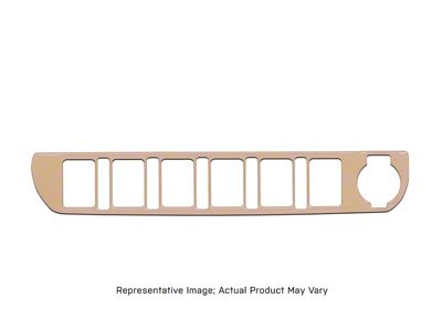 Center Dash 6-Switch Panel Accent Trim; Camouflage (16-23 Tacoma)