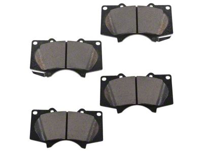 Ceramic Brake Pads; Front Pair (05-23 6-Lug Tacoma)