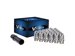 Chrome Acorn Spline ET Lug Nuts for Aftermarket Wheels; M12x1.5; Set of 24 (05-23 Tacoma)