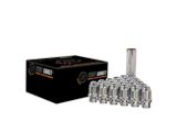 Chrome Acorn Spline ET Lug Nuts for Aftermarket Wheels; M12x1.5; Set of 24 (05-23 Tacoma)