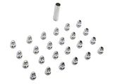 Chrome Acorn Spline Lug Nuts; M14x1.5; Set of 24 (24-26 Tacoma)