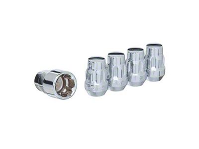 Chrome Acorn Wheel Locks; M12x1.5; Set of 5 (05-25 Tacoma)