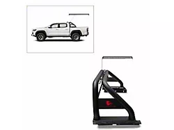 Classic Roll Bar with 40-Inch LED Light Bar for Tonneau Cover; Black (05-23 Tacoma)