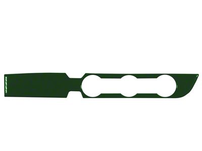 Climate Control Accent Trim; Army Green (16-23 2WD Tacoma w/ Key Ignition)