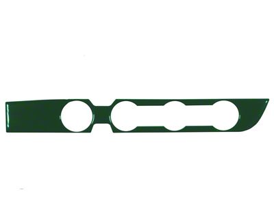 Climate Control Accent Trim; Army Green (16-23 4WD Tacoma w/ Key Ignition)