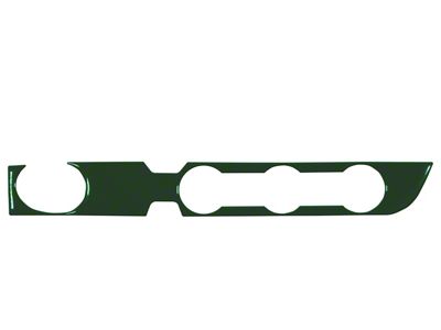 Climate Control Accent Trim; Army Green (16-23 2WD Tacoma w/ Push to Start Button)