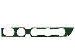 Climate Control Accent Trim; Army Green (16-23 4WD Tacoma w/ Push to Start Button)